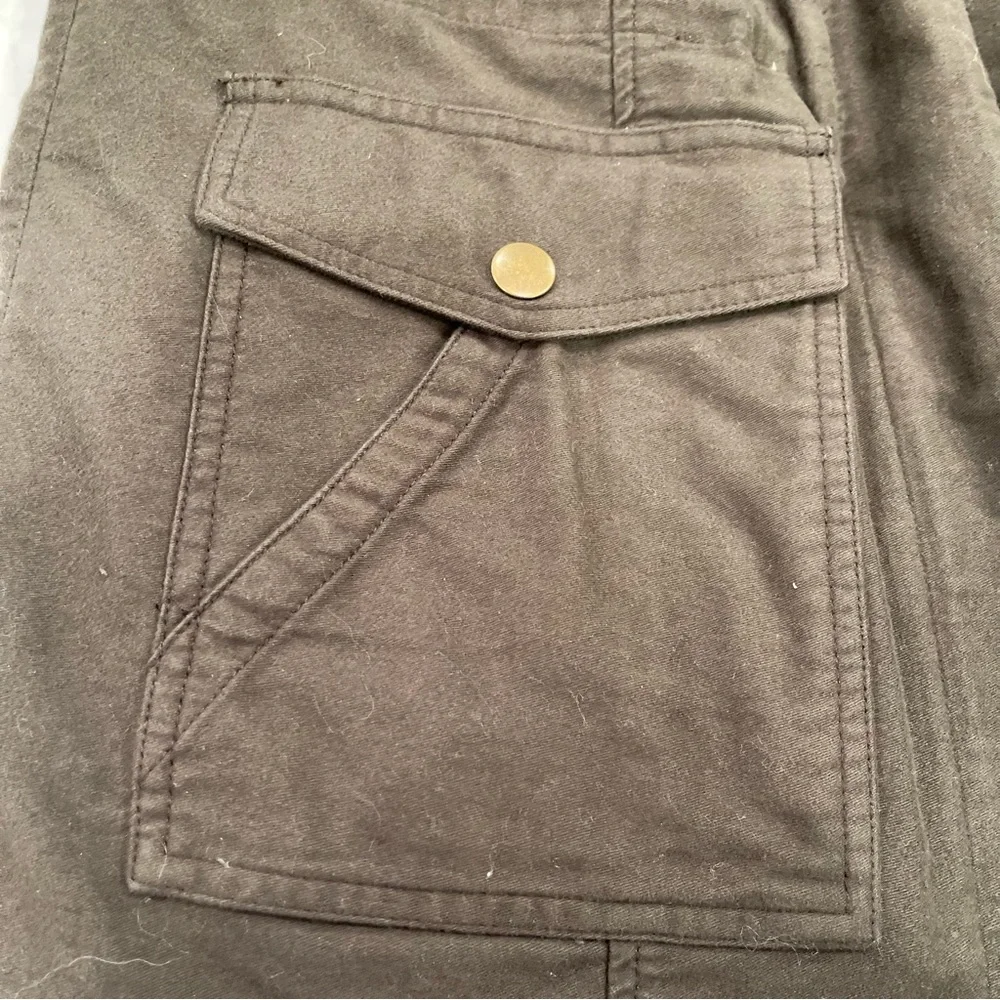 LIKE NEW! J.Jill army green lined utility jacket - Picture 6 of 14